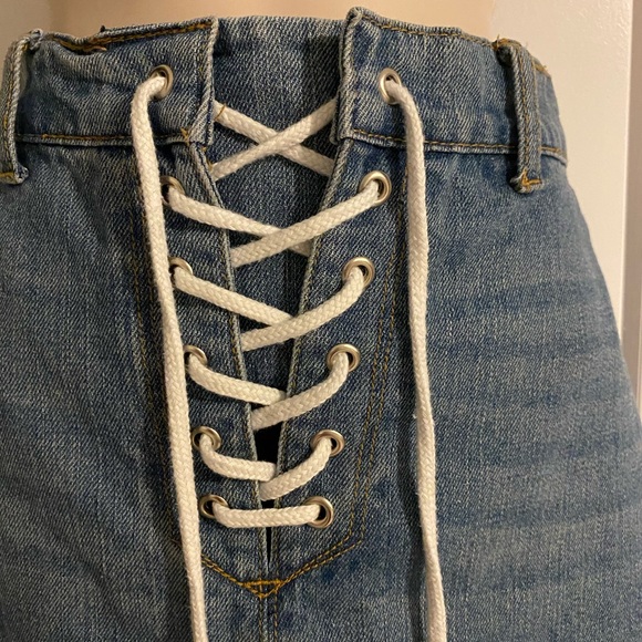 Forever 21 Jean Mini Skirt SZ S - Picture 5 of 5